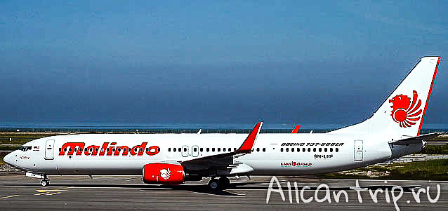 Самолет Malindo Air