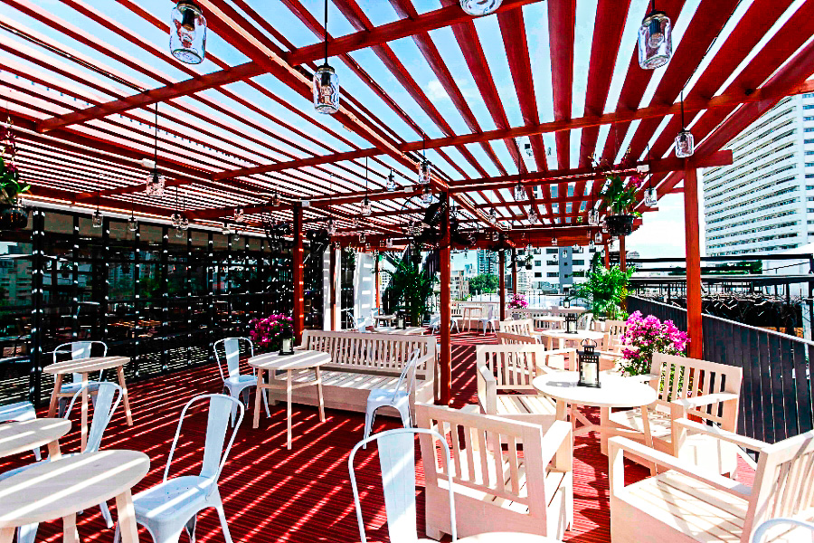 Кафе-сад на крыше