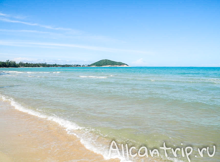 Вода пляжа Липа Ной Самуи