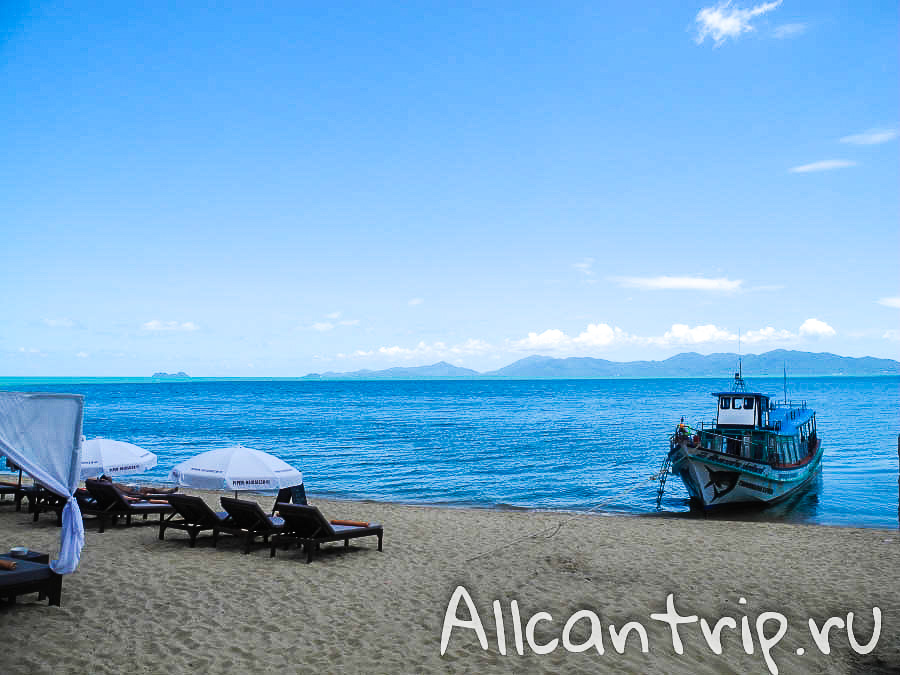 Пляж Маенам на Самуи