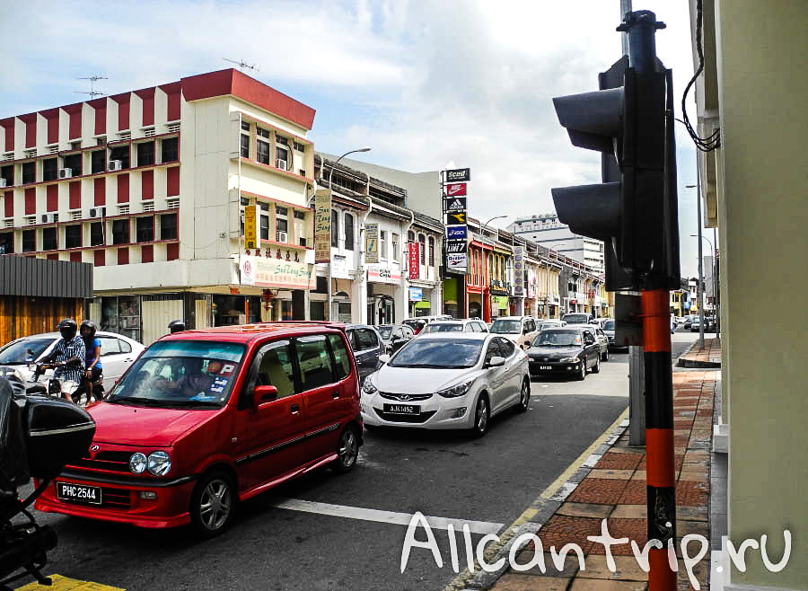 на улице малайского города Ипох