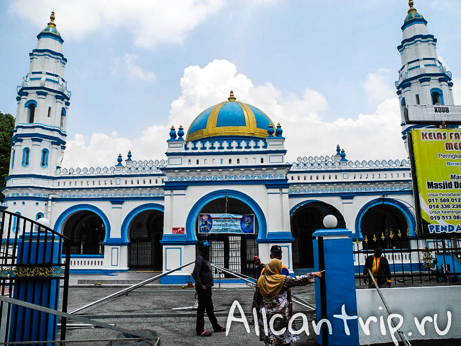голубая мечеть в городе Ипох Малайзия