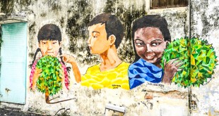 Уличные рисунки в Малайзии