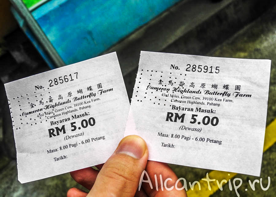 Билеты в Butterfly farm в Тана Рате