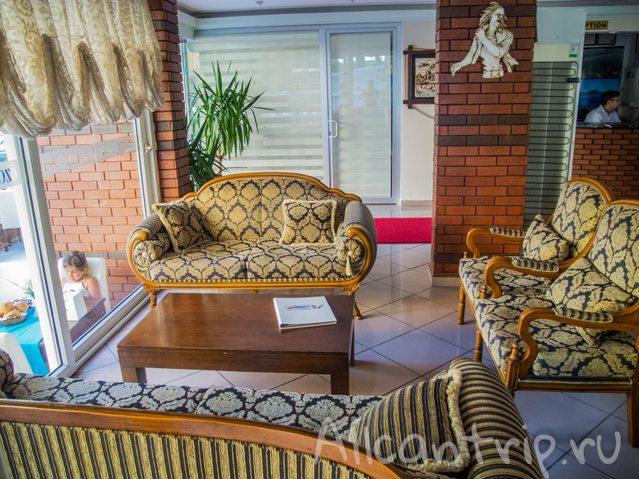 ресепшн алания ozcan hotel