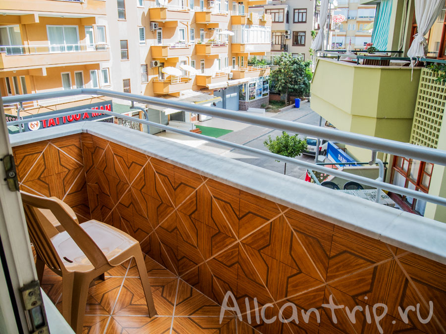 балкон в номере ozcan hotel