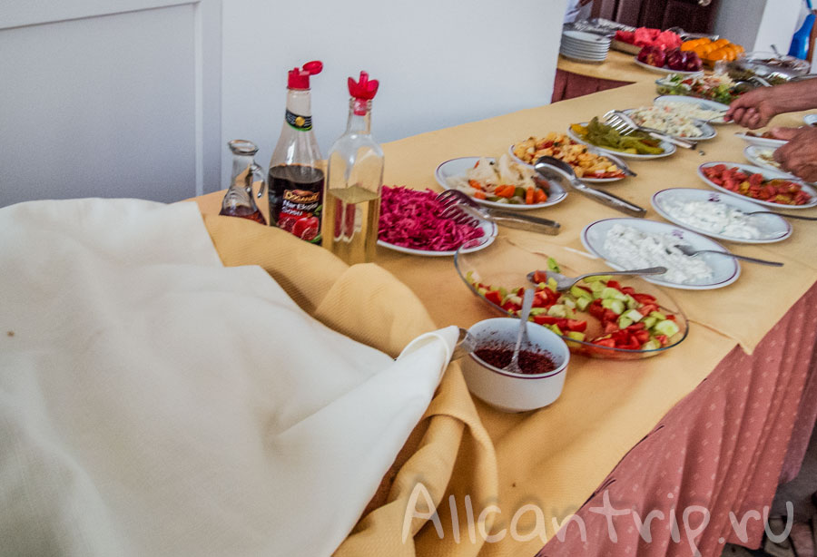ужины в отеле grand vizon фетхие