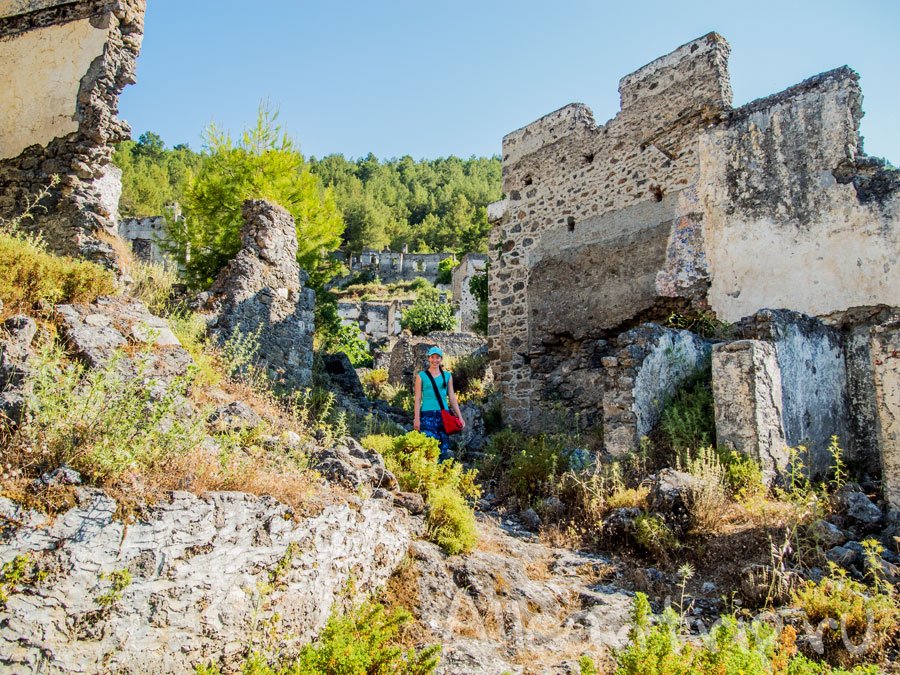 древний покинутый город фетхие