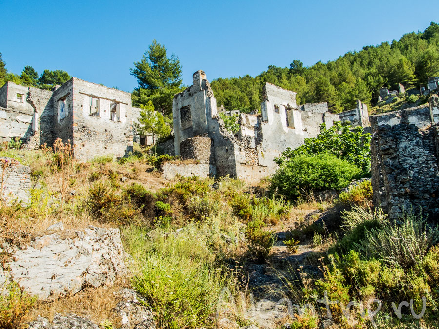 древний покинутый город фетхие