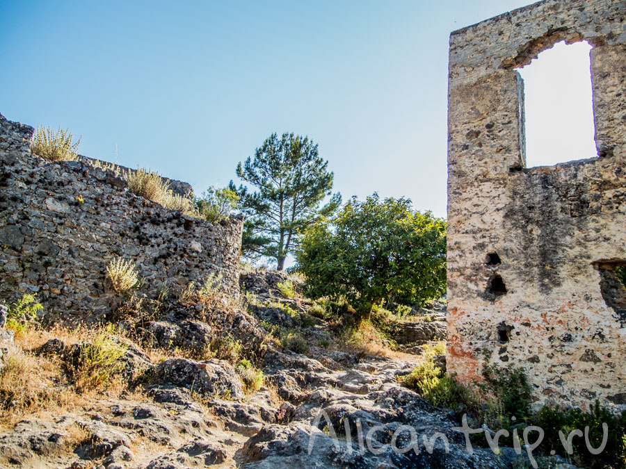 древний покинутый город фетхие