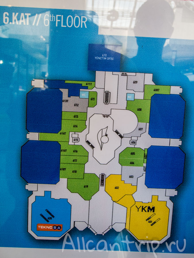 схема ТЦ Джевахир в Стамбуле