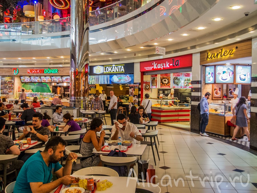 фудкорт в ТЦ Джевахир