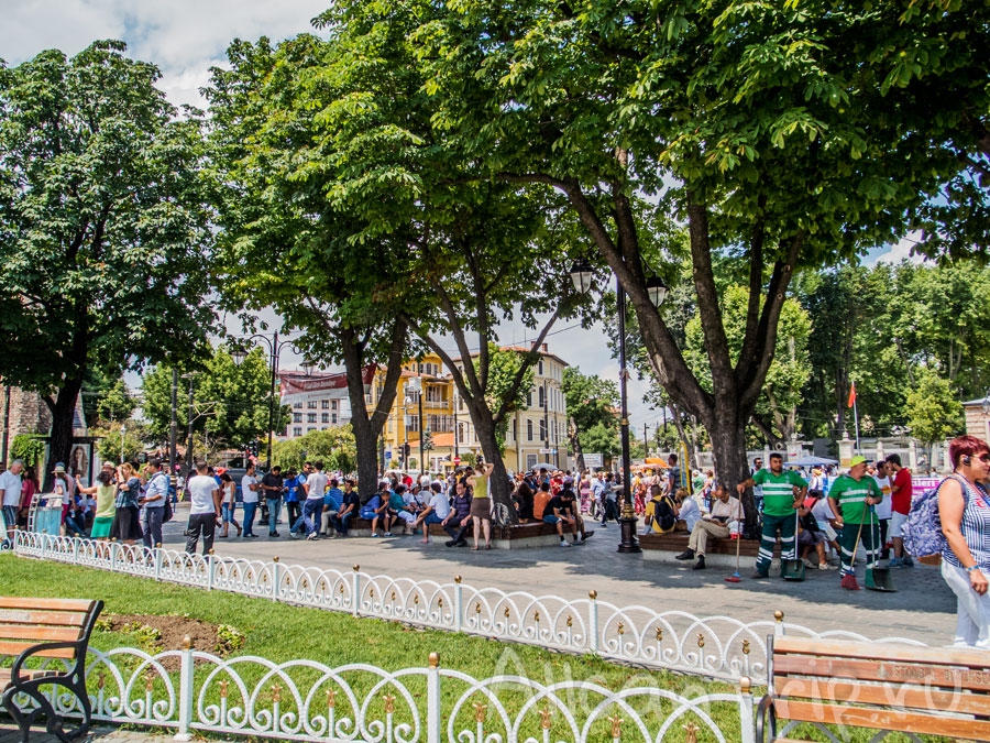 в парке Султанахмет