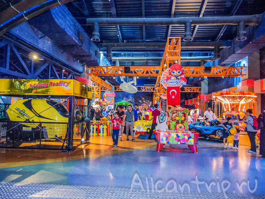Аттракционы в ТЦ Forum Istanbul