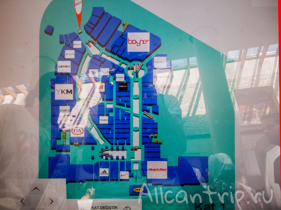 Схема ТЦ Forum Istanbul