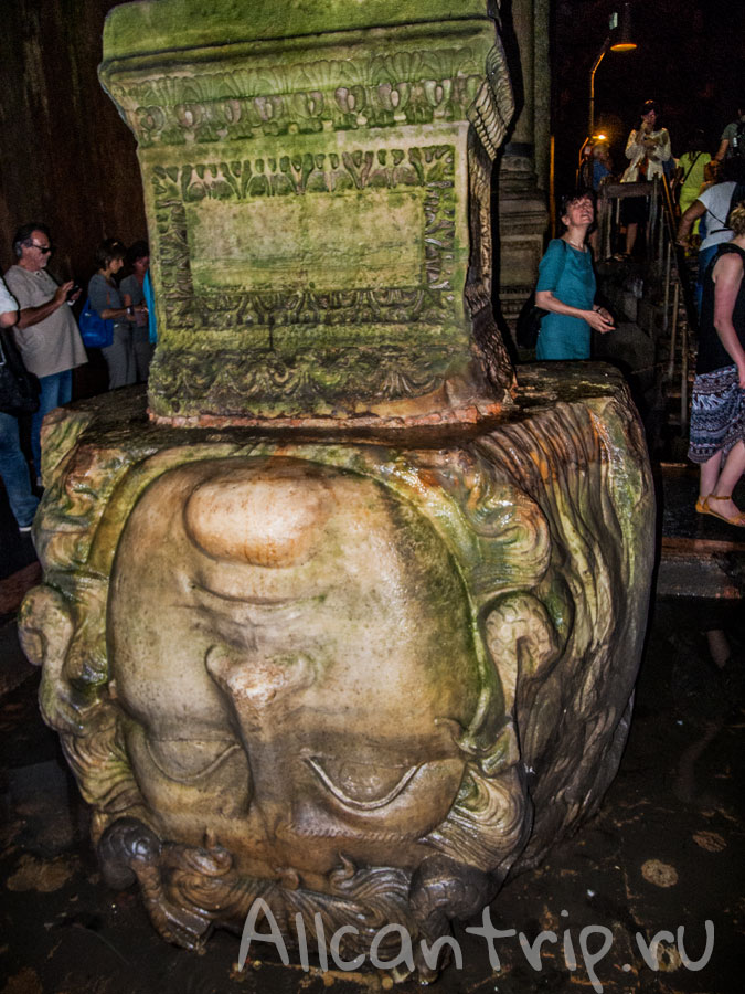 медуза горгона в цистерне базилике