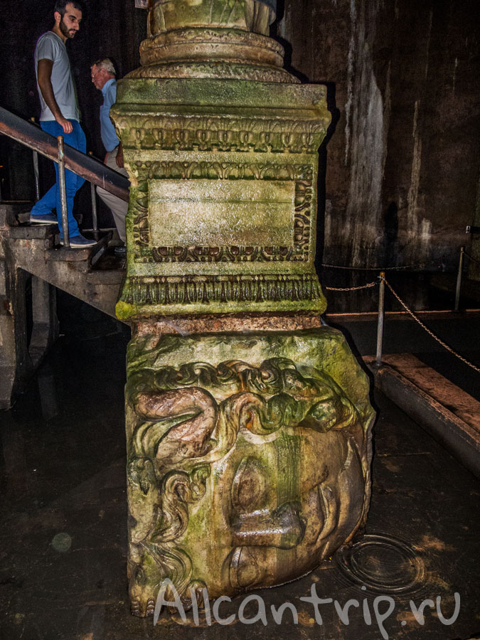 медуза горгона в цистерне базилике