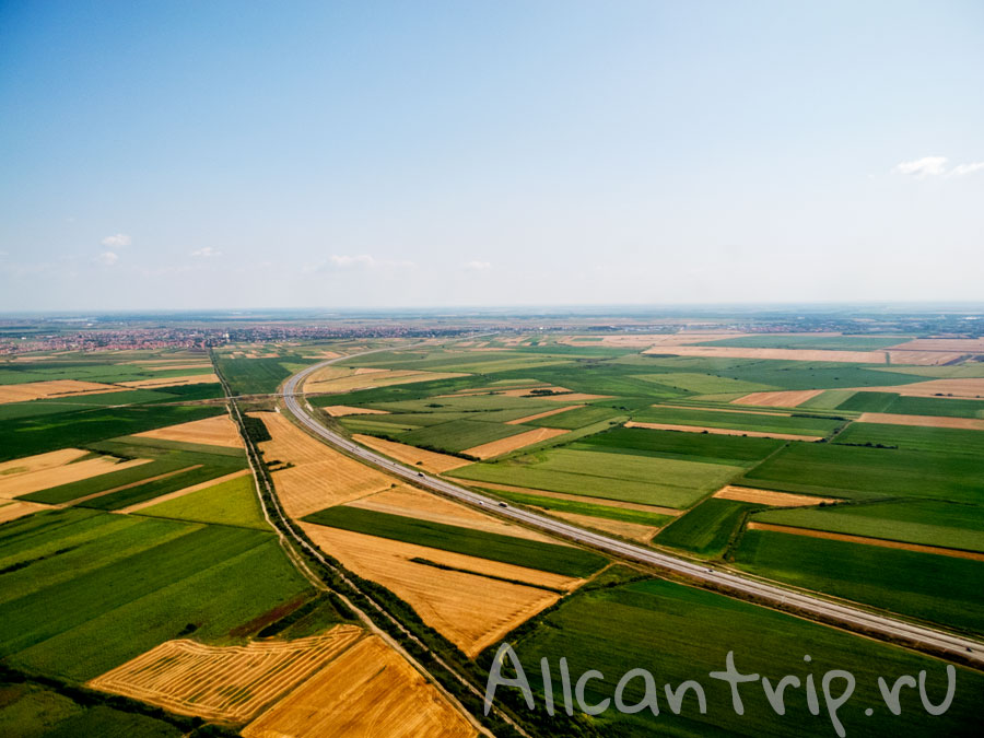 сербия из самолета