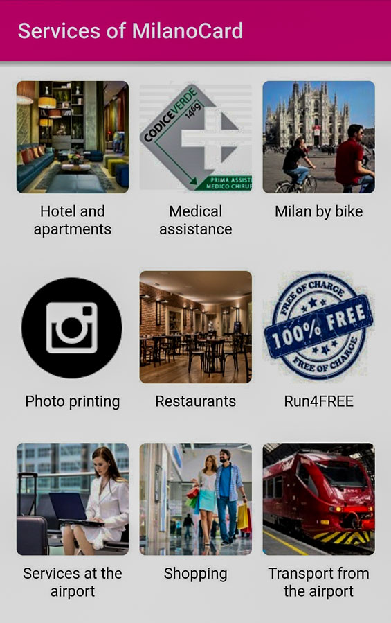 milanocard Приложение