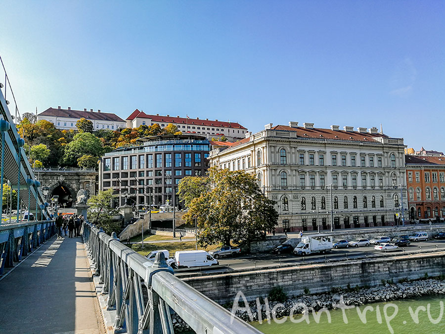 цепной мост в Будапеште фото