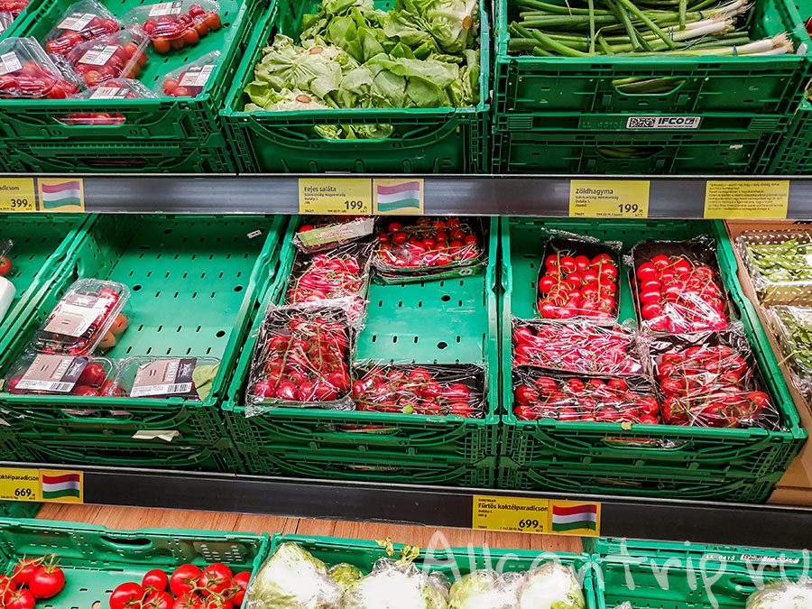 продукты в Будапеште