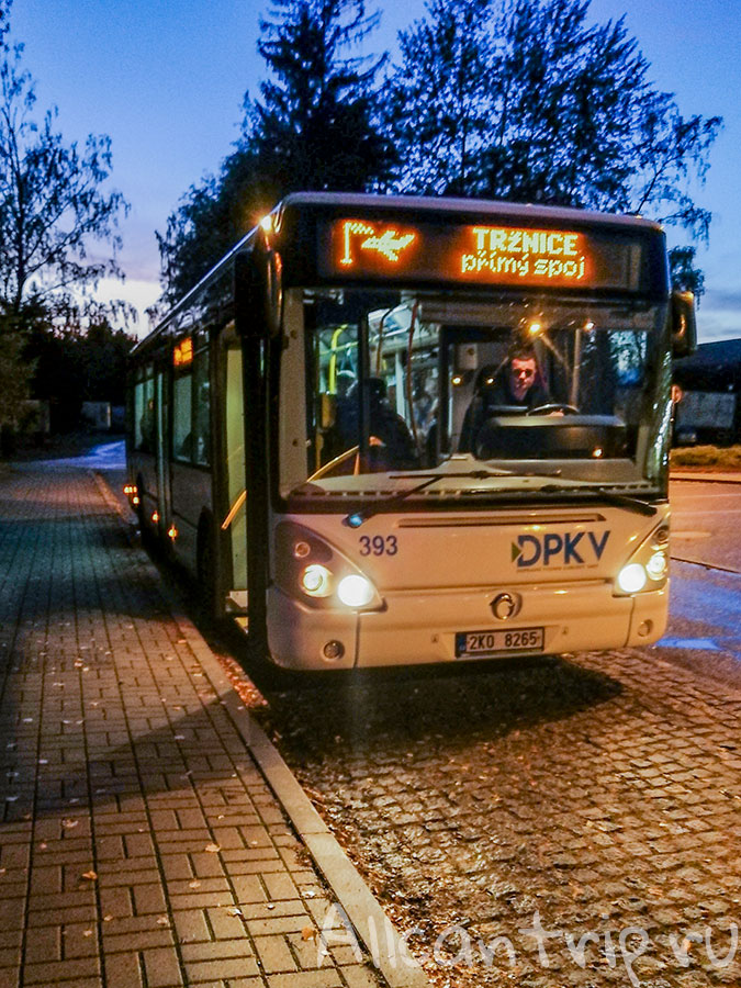 автобус из аэропорта карловы вары