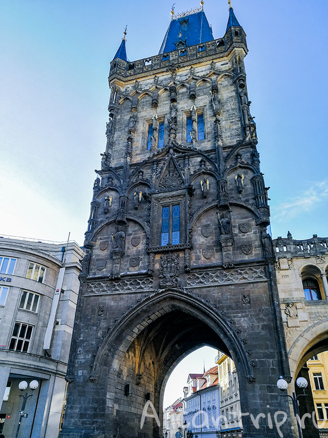 пороховая башня в праге фото