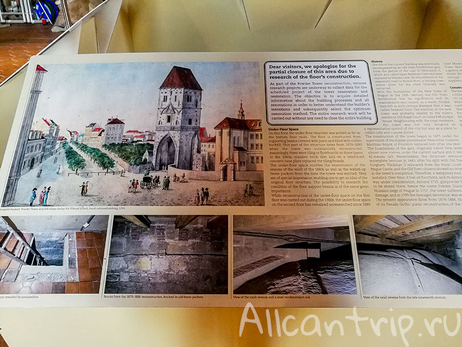 пороховые ворота в праге история