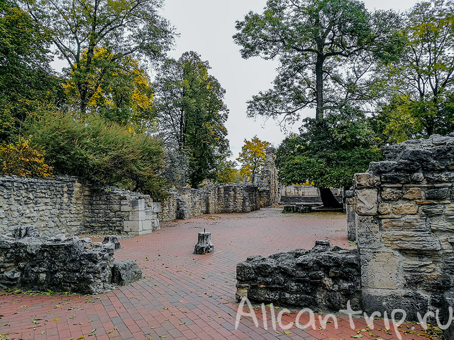 остров маргит будапешт развалины