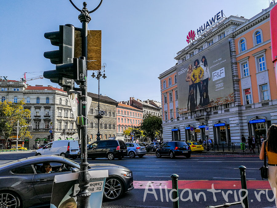 площадь Октогон Будапешт