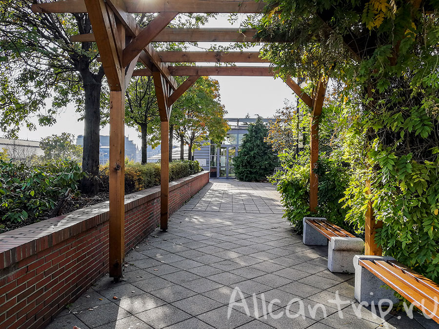 westend Будапешт city center крыша