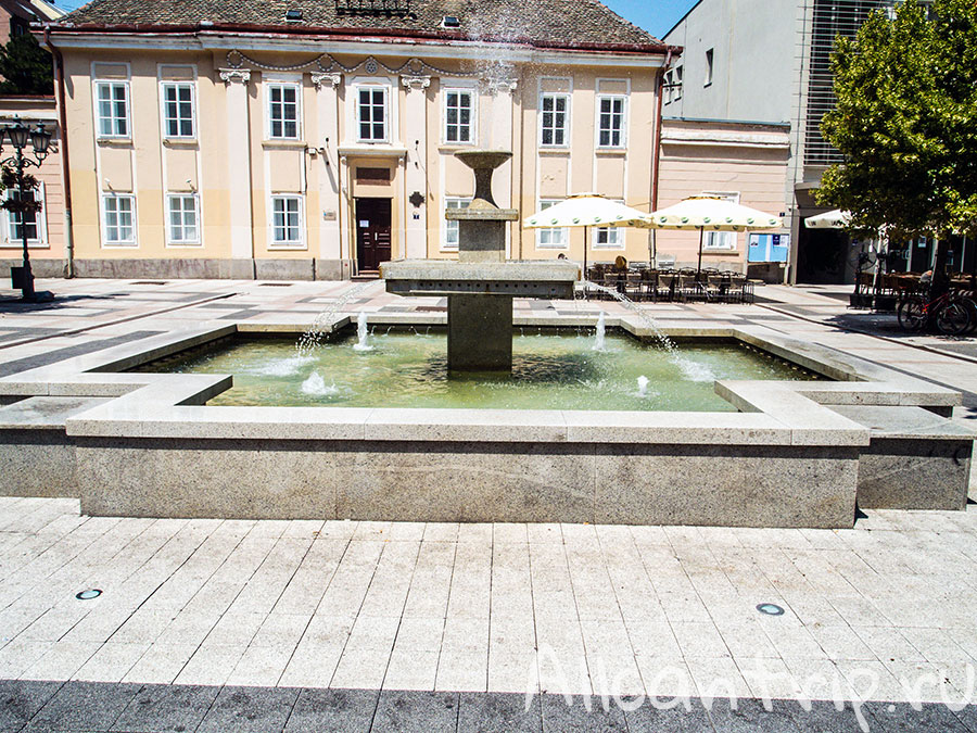 площадь свободы в нови саде фонтан